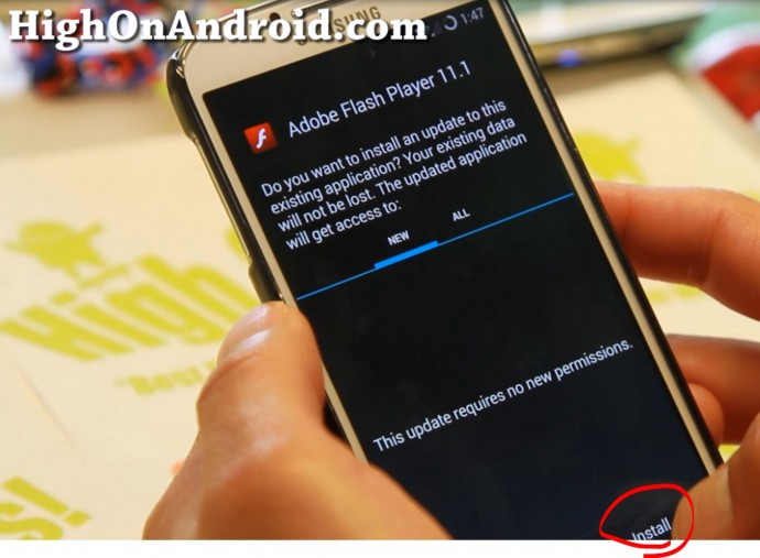 How To Install Flash Player On Android 4.4.2/4.4.3/4.4.4 KitKat.