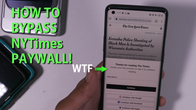 How to Bypass NYTimes/Forbes/WashingPost Subscription Paywall